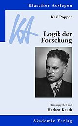 Kartonierter Einband Karl Popper: Logik der Forschung von 