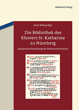 E-Book (pdf) Die Bibliothek des Klosters St. Katharina zu Nürnberg von 