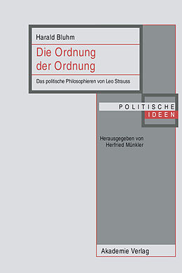 E-Book (pdf) Die Ordnung der Ordnung von Harald Bluhm