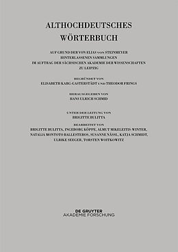 Kartonierter Einband Althochdeutsches Wörterbuch / Bd VI: MN. 11. Lieferung (morachsamo bis muot) von 