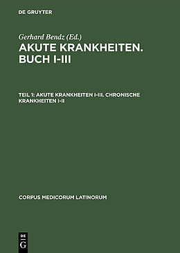 E-Book (pdf) Akute Krankheiten. Buch IIII / Akute Krankheiten IIII. Chronische Krankheiten III von 