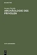 E-Book (pdf) Archäologie des Frivolen von Jacques Derrida