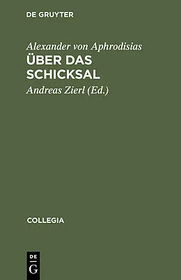 E-Book (pdf) Über das Schicksal von Alexander von Aphrodisias