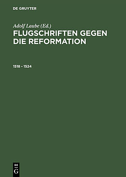 E-Book (pdf) Flugschriften gegen die Reformation / 1518  1524 von 