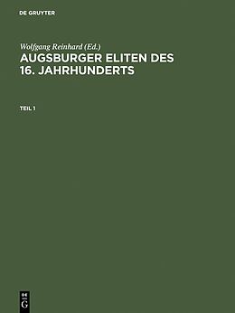 E-Book (pdf) Augsburger Eliten des 16. Jahrhunderts von 