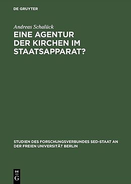 E-Book (pdf) Eine Agentur der Kirchen im Staatsapparat? von Andreas Schalück