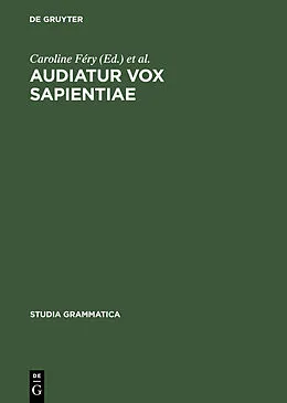 E-Book (pdf) Audiatur Vox Sapientiae von 