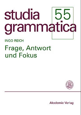 E-Book (pdf) Frage, Antwort und Fokus von Ingo Reich