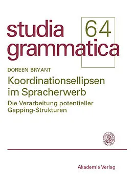 E-Book (pdf) Koordinationsellipsen im Spracherwerb von Doreen Bryant