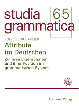 E-Book (pdf) Attribute im Deutschen von Volker Struckmeier