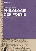 E-Book (pdf) Philologie der Poesie von Christoph König