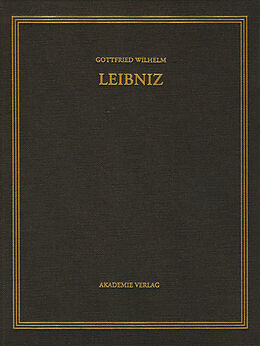 E-Book (pdf) Gottfried Wilhelm Leibniz: Sämtliche Schriften und Briefe. Allgemeiner... / Januar  September 1704 von 