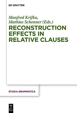 E-Book (pdf) Reconstruction Effects in Relative Clauses von 