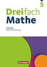 Kartonierter Einband Dreifach Mathe - Baden-Württemberg - 5. Schuljahr von 
