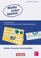 Kartonierter Einband Mathe sicher können - Förderbausteine zur Sicherung mathematischer Basiskompetenzen - 5.-7. Schuljahr von