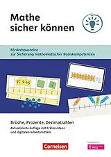 Kartonierter Einband Mathe sicher können - Förderbausteine zur Sicherung mathematischer Basiskompetenzen - 5.-7. Schuljahr von 