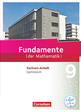 Fester Einband Fundamente der Mathematik - Sachsen-Anhalt ab 2015 - 9. Schuljahr von Lothar Flade, Hubert Langlotz, Wolfram Eid