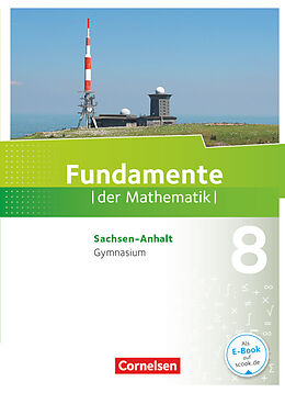 Fester Einband Fundamente der Mathematik - Sachsen-Anhalt ab 2015 - 8. Schuljahr von Lothar Flade, Hubert Langlotz, Wolfram Eid