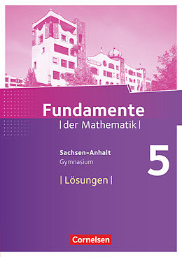 Kartonierter Einband Fundamente der Mathematik - Sachsen-Anhalt ab 2015 - 5. Schuljahr von 
