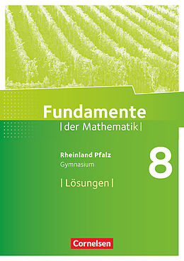 Geheftet Fundamente der Mathematik - Rheinland-Pfalz - 8. Schuljahr von 