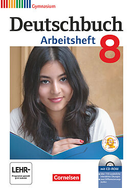 Kartonierter Einband Deutschbuch Gymnasium - Allgemeine Ausgabe - 8. Schuljahr von Angela Mielke, Cordula Grunow, Deborah Mohr