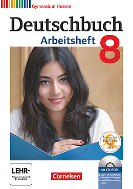 Kartonierter Einband Deutschbuch Gymnasium - Hessen G8/G9 - 8. Schuljahr von Cordula Grunow, Deborah Mohr, Angela Mielke