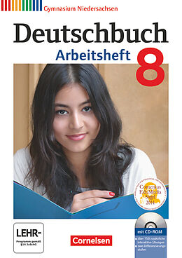 Kartonierter Einband Deutschbuch Gymnasium - Niedersachsen - 8. Schuljahr von Deborah Mohr, Cordula Grunow, Angela Mielke