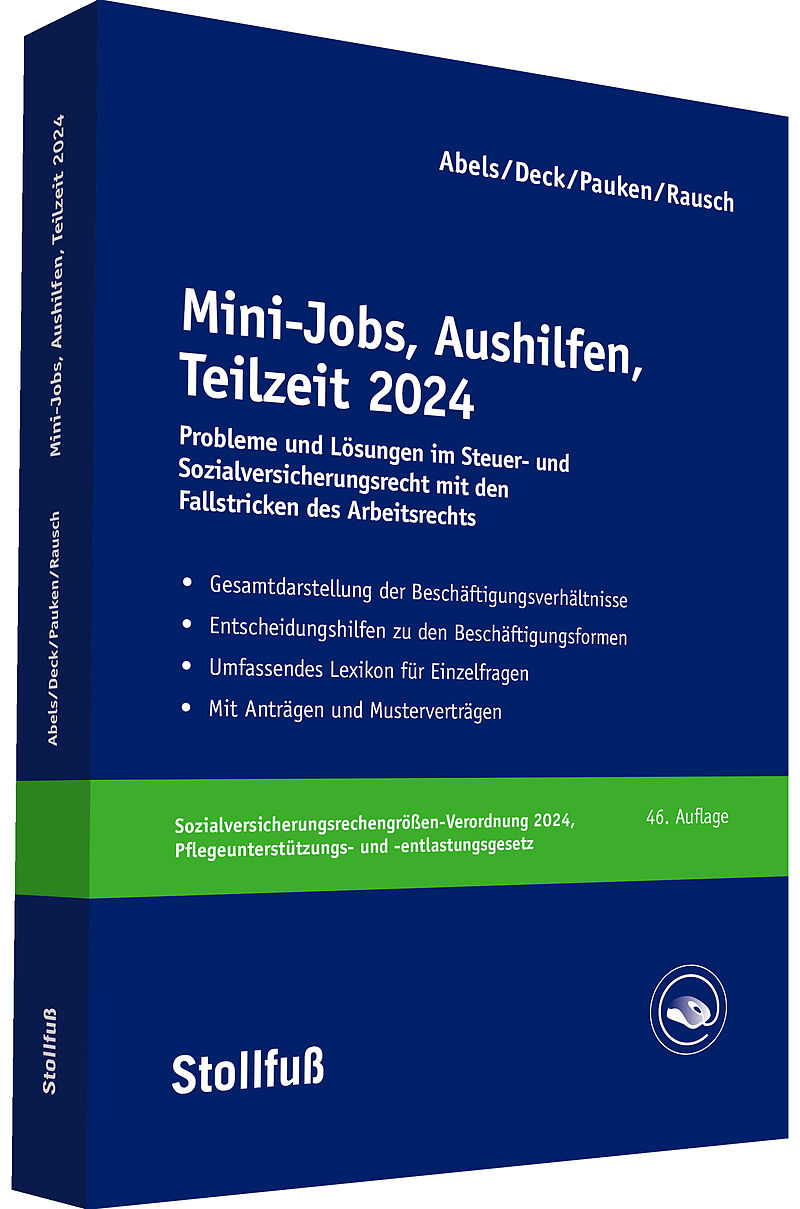 Mini-Jobs, Aushilfen, Teilzeit 2024