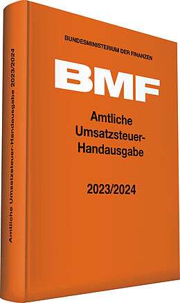 Fester Einband Amtliche Umsatzsteuer-Handausgabe 2023/2024 von 