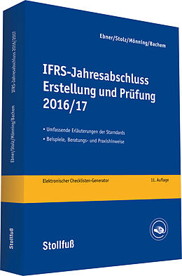 Kartonierter Einband IFRS-Jahresabschluss - Erstellung und Prüfung 2016/17 von Werner Holzmayer, Ursula Ley, Werner Metzen