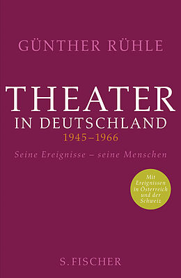 Fester Einband Theater in Deutschland 1945-1966 von Günther Rühle