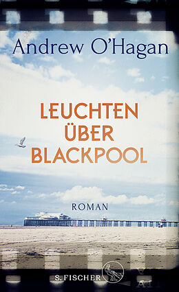 Fester Einband Leuchten über Blackpool von Andrew O&apos;Hagan