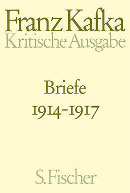 Fester Einband Briefe 1914-1917 von Franz Kafka