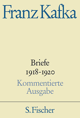 Fester Einband Briefe 1918-1920 von Franz Kafka