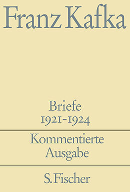 Fester Einband Briefe 1921-1924 von Franz Kafka