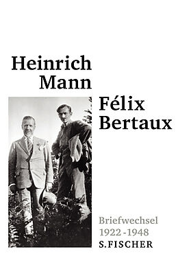 Fester Einband Briefwechsel mit Félix Bertaux von Heinrich Mann, Felix Bertaux