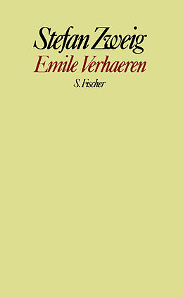 Fester Einband Emile Verhaeren von Stefan Zweig