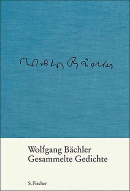 E-Book (epub) Gesammelte Gedichte von Wolfgang Bächler