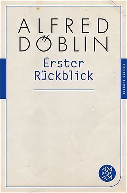 E-Book (epub) Erster Rückblick von Alfred Döblin