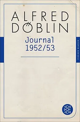 E-Book (epub) Journal 1952/3 von Alfred Döblin