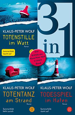 E-Book (epub) Totenstille im Watt / Totentanz am Strand / Todesspiel im Hafen - Drei Ostfriesenkrimis in einem Band von Klaus-Peter Wolf