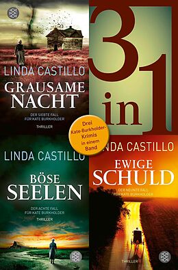 E-Book (epub) Grausame Nacht / Böse Seelen / Ewige Schuld - Drei Kate-Burkholder-Krimis in einem Band von Linda Castillo