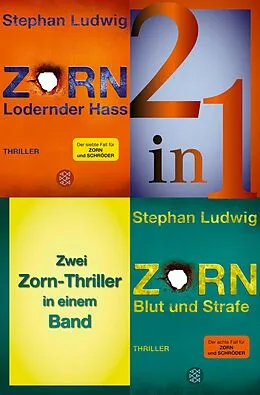 E-Book (epub) Lodernder Hass / Blut und Strafe  Zwei Zorn-Thriller in einem Band von Stephan Ludwig