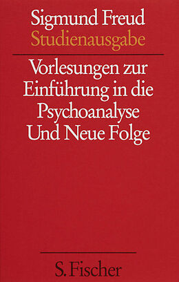 Kartonierter Einband Vorlesungen zur Einführung in die Psychoanalyse / Neue Folge der Vorlesungen zur Einführung in die Psychoanalyse von Sigmund Freud