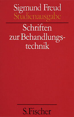 Kartonierter Einband Ergänzungsband: Schriften zur Behandlungstechnik von Sigmund Freud