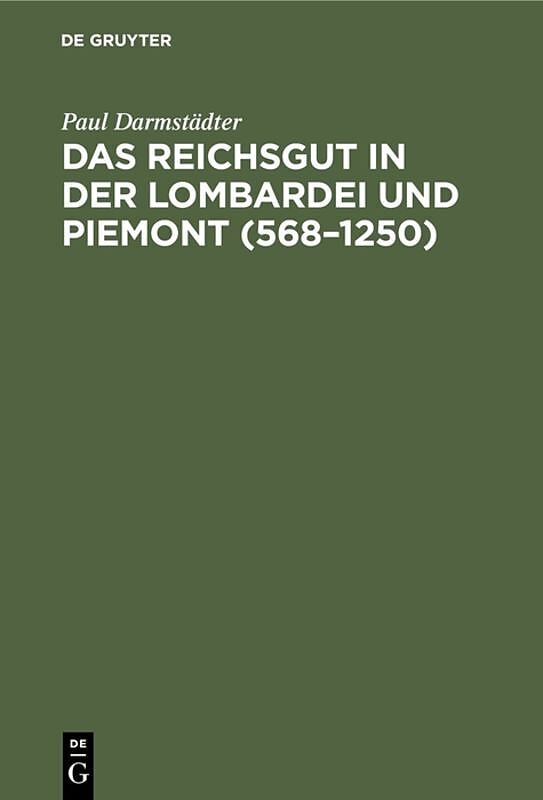 Das Reichsgut in der Lombardei und Piemont (5681250)