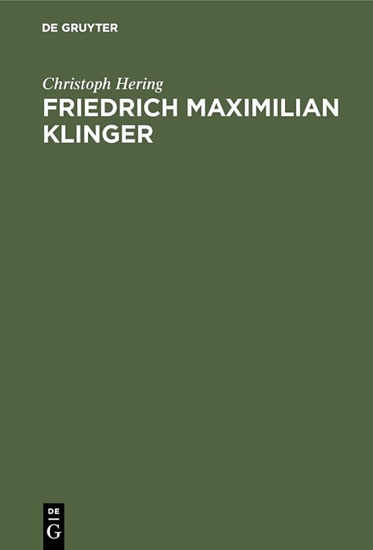 Friedrich Maximilian Klinger