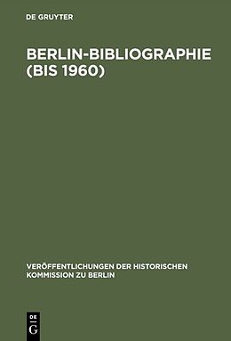 Fester Einband Berlin-Bibliographie (bis 1960) von 