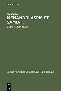 Fester Einband Menandri Aspis et Samia I. von Menander
