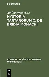 Fester Einband Hystoria Tartarorum C. de Bridia Monachi von 